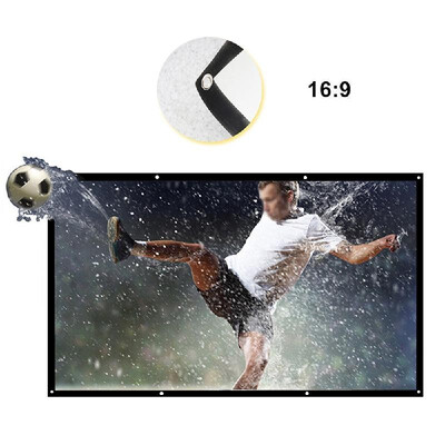 H120 120 Portable Projector Screen HD 169 White Dacron 120 Inch Diagonal Video Projection Screen Foldable Wall Mounted for Home
H120 120 Portable Projector Screen HD 169 White Dacron 120 Inch Diagonal Video Projection Screen Foldable Wall Mounted for Home