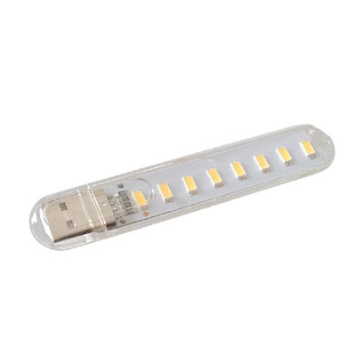 8 LED USB Powered Operated Mini Reading Lamp Book Light Portable Warm White for Office Students Library
8 LED USB Powered Operated Mini Reading Lamp Book Light Portable Warm White for Office Students Library