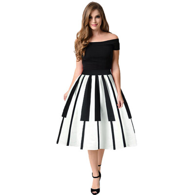 Roseonmyhand Women Piano Keys Printed Skirt High Waist Thin Skirt Fancy Pattern Skirt
Roseonmyhand Women Piano Keys Printed Skirt High Waist Thin Skirt Fancy Pattern Skirt