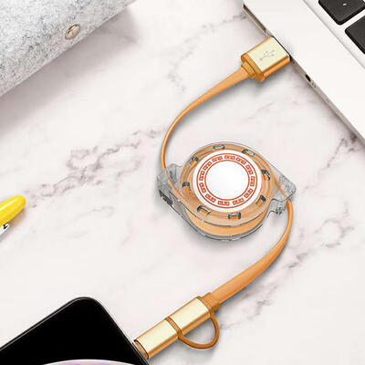 Retractable Charging Cable Lightning MicroUSB 2-in-1 21A USB Charging Cable For Huawei Xiaomi 33ft-1m
Retractable Charging Cable Lightning MicroUSB 2-in-1 21A USB Charging Cable For Huawei Xiaomi 33ft-1m