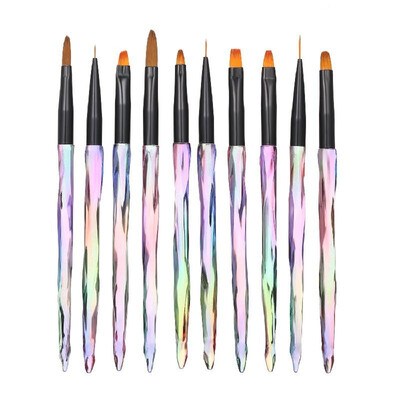 10pcsset Nail Art Brush Kit Nail Art Tips UV Gel Nail Builder Brush Painting Drawing Pen Brush for Nail Art Design Manicure Tools
10pcsset Nail Art Brush Kit Nail Art Tips UV Gel Nail Builder Brush Painting Drawing Pen Brush for Nail Art Design Manicure Tools