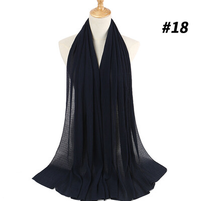 Monochrome pleated pearl chiffon national womens headscarf new 22 color Muslim solid color hijab manufacturers
Monochrome pleated pearl chiffon national womens headscarf new 22 color Muslim solid color hijab manufacturers