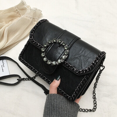 Hong Kong style 2019 new Korean version of ins overfire chic womens single shoulder bag retro chain slanted small square bag
Hong Kong style 2019 new Korean version of ins overfire chic womens single shoulder bag retro chain slanted small square bag