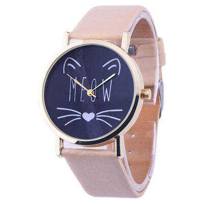 Simple Fashion Womens Watches Best Sellers Cute Kitten Pattern Female Watch Montre Femme Acier Inoxydable Zegarki Damskie
Simple Fashion Womens Watches Best Sellers Cute Kitten Pattern Female Watch Montre Femme Acier Inoxydable Zegarki Damskie