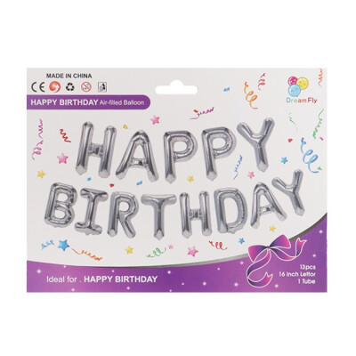 FUNNYBUNNY 16 inch Happy Birthday Banner Balloons Foil Letters Mylar Balloons for Birthday Party Decoration
FUNNYBUNNY 16 inch Happy Birthday Banner Balloons Foil Letters Mylar Balloons for Birthday Party Decoration