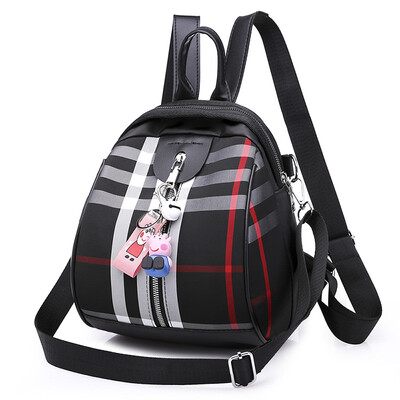 Waterproof two-purpose checked nylon small shoulder bag Korean version of Chaozhou shells dual-purpose Mini Backpack womens bag
Waterproof two-purpose checked nylon small shoulder bag Korean version of Chaozhou shells dual-purpose Mini Backpack womens bag