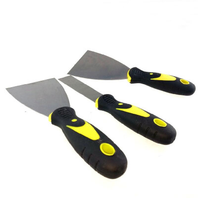 Stainless steel two-color putty knife blade thickening putty knife wiping knife small scraping board painter caulking small blade
Stainless steel two-color putty knife blade thickening putty knife wiping knife small scraping board painter caulking small blade