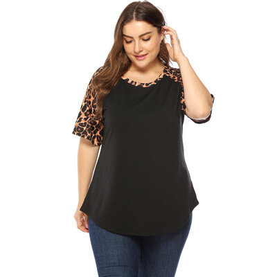 Roseonmyhand Women Plus Size Casual Leopard Print Blouse Round Neck Shirt Short Sleeve Tops
Roseonmyhand Women Plus Size Casual Leopard Print Blouse Round Neck Shirt Short Sleeve Tops