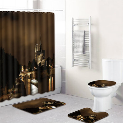 〖Follure〗Waterproof Bathroom Shower Curtain Set Non-Slip Rug Toilet Lid Cover Bath Mat
〖Follure〗Waterproof Bathroom Shower Curtain Set Non-Slip Rug Toilet Lid Cover Bath Mat