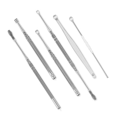 Stainless Steel Ear Pick Set Curette Ear Wax Remover Spiral Spring Earpick Ear Cleaner
Stainless Steel Ear Pick Set Curette Ear Wax Remover Spiral Spring Earpick Ear Cleaner