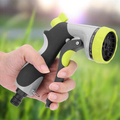 Garden Watering Tool8 Patterns High Pressure Water Gun Head Hose Sprayer For Car Washing Garden Irrigation Garden Spray Head
Garden Watering Tool8 Patterns High Pressure Water Gun Head Hose Sprayer For Car Washing Garden Irrigation Garden Spray Head