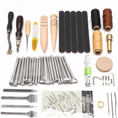 Professional 59pcs Leather Craft Tools Kit Hand Leathercraft Accessories Leather Making Tool Set
Professional 59pcs Leather Craft Tools Kit Hand Leathercraft Accessories Leather Making Tool Set