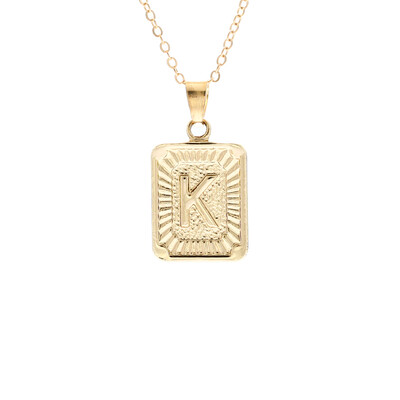 Fashion Jewelry Brand English Alphabet Pendant Necklace For Women Gift