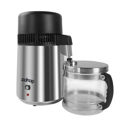 4L 750W Stainless Steel Water Distiller Distilling Pure Water Machine with Glass ContainerFDA&CE Listed
4L 750W Stainless Steel Water Distiller Distilling Pure Water Machine with Glass ContainerFDA&CE Listed