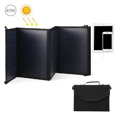 40W Portable Solar Charger Water Repellent Sun Power Charger 5V2A USB Port&DC18V Port Portable Solar Panel for Cell Phone T
40W Portable Solar Charger Water Repellent Sun Power Charger 5V2A USB Port&DC18V Port Portable Solar Panel for Cell Phone T