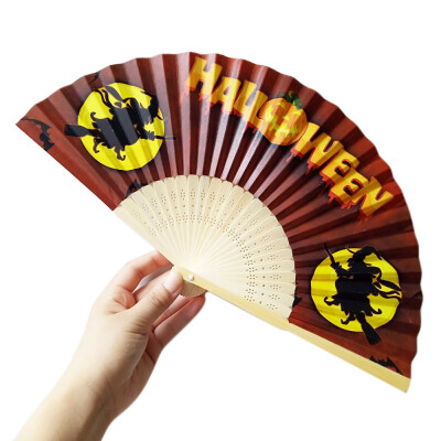 〖Follure〗Halloween Pumpkin skull spider witch Hand Carved Bamboo Folding Fan Style Wooden
〖Follure〗Halloween Pumpkin skull spider witch Hand Carved Bamboo Folding Fan Style Wooden