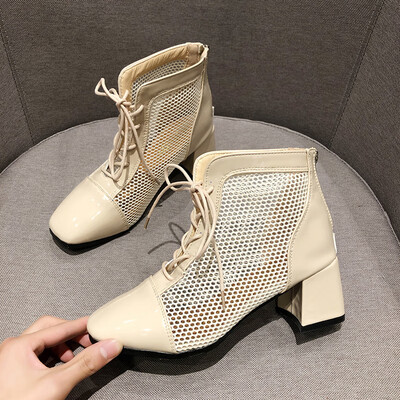 Martin Boots Girl Summer Breathable British Shoes Slim Boots Increase Hollow Mesh Boots Children
Martin Boots Girl Summer Breathable British Shoes Slim Boots Increase Hollow Mesh Boots Children