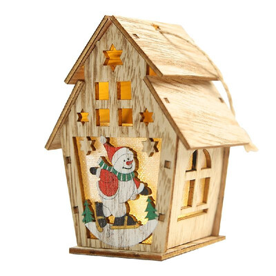 Christmas Luminous Wooden House with LEDs Light DIY Wood Chalet Christmas Tree Hanging Ornaments Xmas Festival Holiday Decorations
Christmas Luminous Wooden House with LEDs Light DIY Wood Chalet Christmas Tree Hanging Ornaments Xmas Festival Holiday Decorations