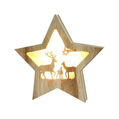 Toponeto Wooden Five Pointed Star LED Lights Christmas Halloween Decoration Bedside Lamp
Toponeto Wooden Five Pointed Star LED Lights Christmas Halloween Decoration Bedside Lamp