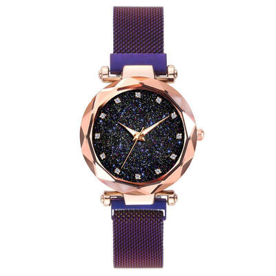 Women Luxury Diamond Watch Megnetic Ladies Watches Stainless Steel Quartz Wrist Watch Female Elegant Starry Sky Clock
Women Luxury Diamond Watch Megnetic Ladies Watches Stainless Steel Quartz Wrist Watch Female Elegant Starry Sky Clock