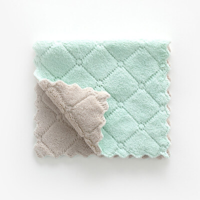 Two-color double-sided absorbent dish cloth without oil thickening wipe tablecloth towel rag
Two-color double-sided absorbent dish cloth without oil thickening wipe tablecloth towel rag