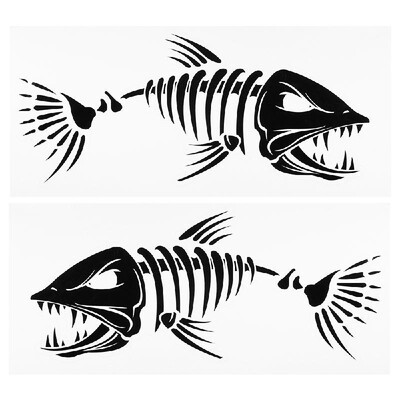 2 Pieces Fish Teeth Mouth Stickers Skeleton Fish Stickers Fishing Boat Canoe Kayak Graphics Accessories
2 Pieces Fish Teeth Mouth Stickers Skeleton Fish Stickers Fishing Boat Canoe Kayak Graphics Accessories