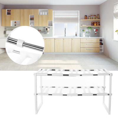 Greensen Stainless Steel Telescopic Shelving Storage Rack Shelf Holder Organizer for Kitchen Bathroom
Greensen Stainless Steel Telescopic Shelving Storage Rack Shelf Holder Organizer for Kitchen Bathroom