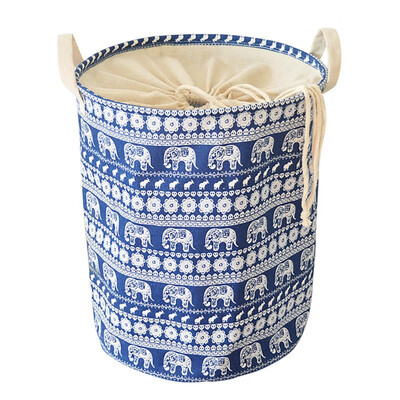 Thickened Large Drawstring Laundry Waterproof Cotton Fabric Folding Laundry Hamper Bucket Storage Basket
Thickened Large Drawstring Laundry Waterproof Cotton Fabric Folding Laundry Hamper Bucket Storage Basket