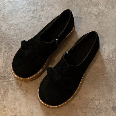 Sennu literature&art retro chic bow round head thick soles shoes original Japanese soft sister leisure doll shoes girl
Sennu literature&art retro chic bow round head thick soles shoes original Japanese soft sister leisure doll shoes girl