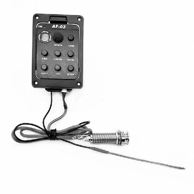 Wooden Guitar Pickup Parts Accessories Built-in Turner LED Display Beat Onboard Preamp System
Wooden Guitar Pickup Parts Accessories Built-in Turner LED Display Beat Onboard Preamp System