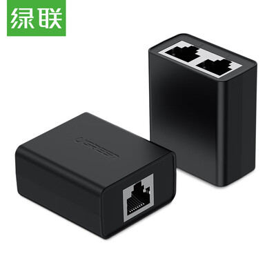 Green Union UGREEN RJ45 network cable extender adapter network straight through three-way head interface splitter connector single black 60187
Green Union UGREEN RJ45 network cable extender adapter network straight through three-way head interface splitter connector single black 60187