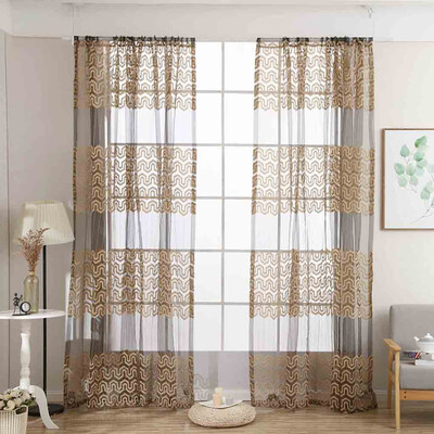 Gobestart Leaves Sheer Curtain Tulle Window Treatment Voile Drape Valance Fabric 
Gobestart Leaves Sheer Curtain Tulle Window Treatment Voile Drape Valance Fabric