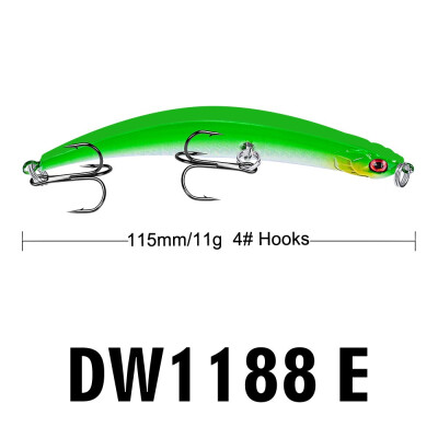VISSEN 1pcslot 115cm 11g Fishing Lure Artificial Hard Lure Plastic Bait Trolling Pike Carp Fishing Lures StickBait
VISSEN 1pcslot 115cm 11g Fishing Lure Artificial Hard Lure Plastic Bait Trolling Pike Carp Fishing Lures StickBait