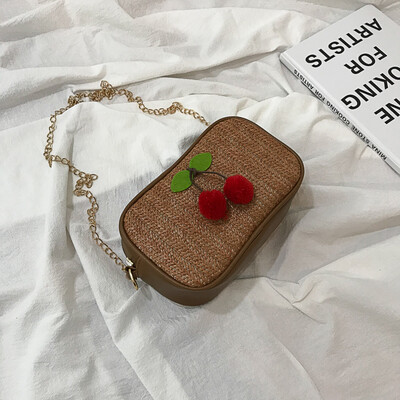 Summer small bag female 2019 new Messenger bag cherry straw bag shoulder small square bag fashion chain mobile phone bag
Summer small bag female 2019 new Messenger bag cherry straw bag shoulder small square bag fashion chain mobile phone bag