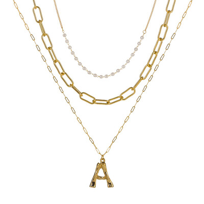 Tiny Pearl A-Z Fashion Personalized Letter Alphabet Pendant Necklace Gold Color Chain Initial Bib Charms For Women Jewelry
Tiny Pearl A-Z Fashion Personalized Letter Alphabet Pendant Necklace Gold Color Chain Initial Bib Charms For Women Jewelry