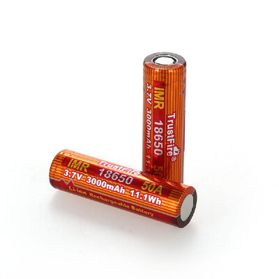TrustFire 2PCS IMR 18650 Battery 3500mAh 37V 20A High-Rate Rechargeable Li-ion Battery for LED Flashlight
TrustFire 2PCS IMR 18650 Battery 3500mAh 37V 20A High-Rate Rechargeable Li-ion Battery for LED Flashlight