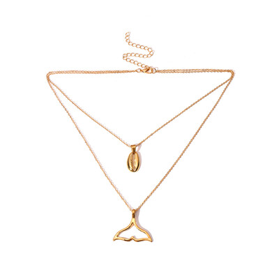 Boh Multilayer Mermaid Tail Pendant Gold Sea Shell Necklace for Women Vintage Beach Silver Choker Necklace Jewelry
Boh Multilayer Mermaid Tail Pendant Gold Sea Shell Necklace for Women Vintage Beach Silver Choker Necklace Jewelry