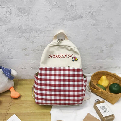 Ins style schoolbag female Korean version of high school students simple forest department junior high school students plaid doubl
Ins style schoolbag female Korean version of high school students simple forest department junior high school students plaid doubl