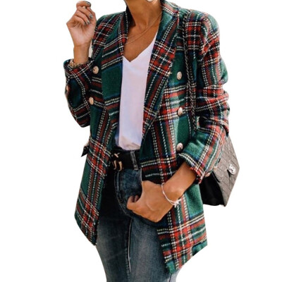 New 2019 Women Fashion Plaid Printing Lapel Long sleeve Medium&long section Cardigan Coat
New 2019 Women Fashion Plaid Printing Lapel Long sleeve Medium&long section Cardigan Coat