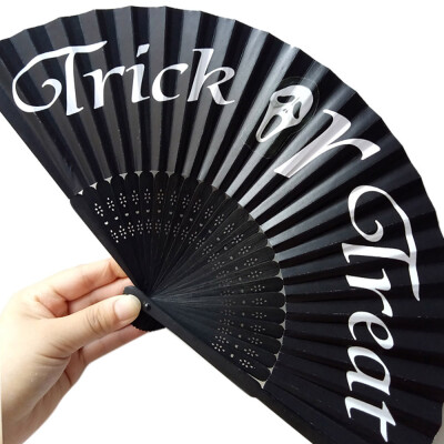 〖Follure〗Halloween Pumpkin skull spider witch Hand Carved Bamboo Folding Fan Style Wooden
〖Follure〗Halloween Pumpkin skull spider witch Hand Carved Bamboo Folding Fan Style Wooden