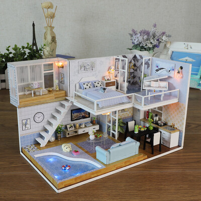 Tailored 3D Wooden DIY Miniature House Furniture LED House Puzzle Decorate Creative Gifts
Tailored 3D Wooden DIY Miniature House Furniture LED House Puzzle Decorate Creative Gifts