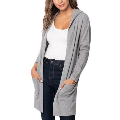 Nomeni Fashion Women Long Sleeve Solid Pocket Cardigan Tops Sweater Knitted Hooded Coat
Nomeni Fashion Women Long Sleeve Solid Pocket Cardigan Tops Sweater Knitted Hooded Coat