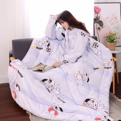 Toponeto Winter Lazy Quilt With Sleeves Quilt Winter Warm Thickened Washed Quilt Blanket
Toponeto Winter Lazy Quilt With Sleeves Quilt Winter Warm Thickened Washed Quilt Blanket
