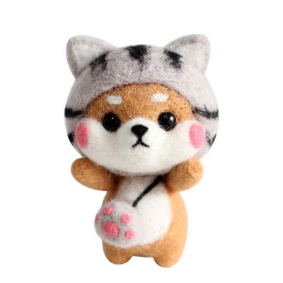 Dog Cat Doll Wool Felt Craft Wool Felting Kit Non Finished Handcraft Felting Decoration Make Tool for Needle Material Bag Pack
Dog Cat Doll Wool Felt Craft Wool Felting Kit Non Finished Handcraft Felting Decoration Make Tool for Needle Material Bag Pack