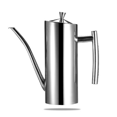 304 Stainless Steel Oil Can Drizzler Cruet Pot Flagon Olive Oil Dispensor with Drip-Free Spout Lid Cap Handle
304 Stainless Steel Oil Can Drizzler Cruet Pot Flagon Olive Oil Dispensor with Drip-Free Spout Lid Cap Handle