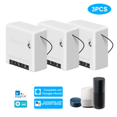 SONOFF MINI DIY Two Way Smart Switch Small Body Remote Control WiFi Switch Support An External Switch Work With Google HomeNest I
SONOFF MINI DIY Two Way Smart Switch Small Body Remote Control WiFi Switch Support An External Switch Work With Google HomeNest I