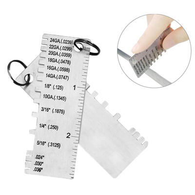 〖Follure〗Wire Gauge Thickness Measuring Tool WireSheet Metal Gage Measurement Plate
〖Follure〗Wire Gauge Thickness Measuring Tool WireSheet Metal Gage Measurement Plate