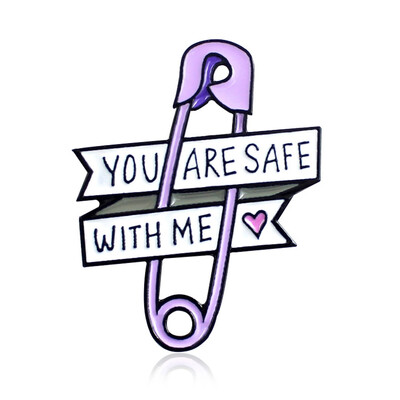 Pin Love Ribbon Brooch Pin You Are Safe With Me Purple Paper Clip Enamel Pin Denim Jacket Button Pin Luxury
Pin Love Ribbon Brooch Pin You Are Safe With Me Purple Paper Clip Enamel Pin Denim Jacket Button Pin Luxury