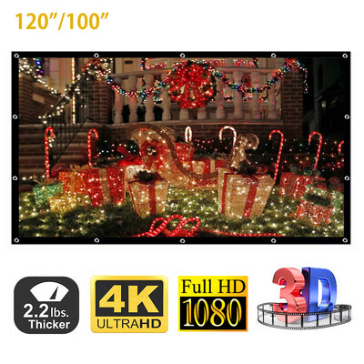100120 inch 169 3D HD 1080P Portable Projector Screen Home Outdoor Cinema Theater
100120 inch 169 3D HD 1080P Portable Projector Screen Home Outdoor Cinema Theater