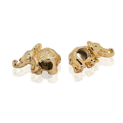 Nickel Free & Lead Free Unfading Golden Plated Alloy European Animal Beads Large Hole 3D Elephant Beads 9x19x4mm Hole 45mm
Nickel Free & Lead Free Unfading Golden Plated Alloy European Animal Beads Large Hole 3D Elephant Beads 9x19x4mm Hole 45mm